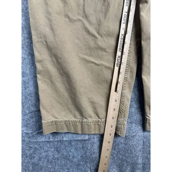 Vintage Abercrombie Fitch Cargo Pants Men's 34 x 29 Beige Y2K Baggy Skater - Picture 7 of 8